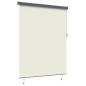 Preview: Rollo Creme 200 x 250 cm Stoff und Aluminium
