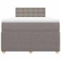 Preview: Boxspringbett mit Matratze Taupe 120x190 cm Stoff