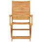 Preview: Klapp Bistro Set 3 stk. Braun Massivholz Akazie