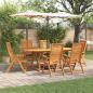 Preview: ARDEBO.de - Garten Essgruppe 7 stk. Braun Massivholz Akazie