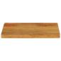 Preview: Tischplatte mit Baumkante 60x40x3,8 cm Massivholz Mango