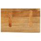 Preview: Tischplatte mit Baumkante 60x40x3,8 cm Massivholz Mango
