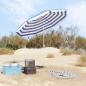 Preview: Garten-Sonnenschirm 240 cm 170T Polyester Blau und Weiß