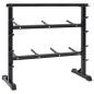 Preview: Hantel Rack Schwarz 99 x 45 x 95,5 cm Pulverbeschichteter Stahl