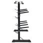 Preview: Hantel Rack Schwarz 99 x 45 x 95,5 cm Pulverbeschichteter Stahl