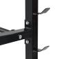 Preview: Hantel Rack Schwarz 99 x 45 x 95,5 cm Pulverbeschichteter Stahl