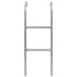 Preview: 2-stufige Trampolinleiter Stahl Silbern 102,6 cm