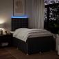 Preview: Boxspringbett mit Matratze Dunkelbraun 120x200 cm Stoff