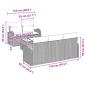 Preview: Sofa Set mit Kissen 6 pcs Braun Polyester