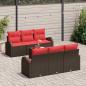 Preview: Gartensofa-set Braun 55 x 55 x 37 cm Poly-Rattan