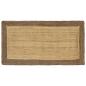 Preview: ARDEBO.de - Bereichsteppich Grau 60 x 110 cm Jute