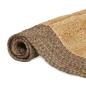 Preview: Bereichsteppiche Grau 80 x 200 cm Jute