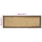Preview: Bereichsteppiche Grau 80 x 200 cm Jute