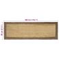Preview: Bereichsteppiche Grau 80 x 300 cm Jute