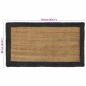 Preview: Bereichsteppiche Dunkelgrau 60 x 110 cm Jute