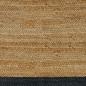 Preview: Bereichsteppiche Dunkelgrau 60 x 250 cm Jute