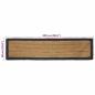 Preview: Bereichsteppiche Dunkelgrau 60 x 250 cm Jute
