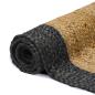 Preview: Bereichsteppich Dunkelgrau 80 x 400 cm Jute