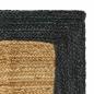 Preview: Bereichsteppich Dunkelgrau 200 x 290 cm Jute