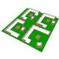Preview: 12-tlg. Garten-Lounge-Set mit Kissen Poly Rattan Schwarz