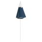 Preview: Sonnenschirm mit Stahlmast Blau 180 cm