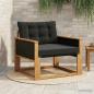 Preview: ARDEBO.de - Outdoor-Sofagarnitur Massives Akazienholz und Textilene Natur