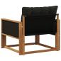 Preview: Outdoor-Sofagarnitur Massives Akazienholz und Textilene Natur