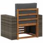 Preview: Outdoor Mittelsofa Massivholz Akazie Natur