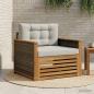 Preview: ARDEBO.de - Outdoor Mittelsofa Natur