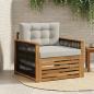 Preview: ARDEBO.de - Outdoor Mittelsofa Natur