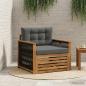Preview: ARDEBO.de - Outdoor Mittelsofa Natur