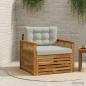 Preview: ARDEBO.de - Outdoor Mittelsofa Natur