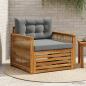Preview: ARDEBO.de - Outdoor Mittelsofa Natur