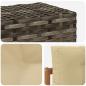 Preview: Outdoor Mittelsofa Massivholz Akazie Natur