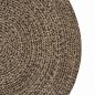 Preview: Bereichsteppiche Schwarz 152 x 245 cm Jute