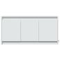 Preview: TV-Schrank mit LED-Beleuchtung Weiß 100x34x50 cm Holzwerkstoff