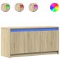 Preview: TV-Schrank mit LED-Beleuchtung Sonoma-Eiche 100x34x50 cm