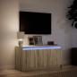 Preview: TV-Schrank mit LED-Beleuchtung Sonoma-Eiche 100x34x50 cm
