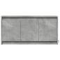 Preview: TV-Schrank mit LED-Beleuchtung Betongrau 100x34x50 cm