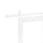 Preview: Schiebetür ORKDAL Weiß 93 x 202 cm Massivholz Kiefer und Glas