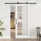 Preview: ARDEBO.de - Schiebetür ORKDAL 83 x 202 cm Massivholz Kiefer und Glas