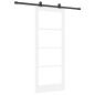 Preview: Schiebetür ORKDAL 83 x 202 cm Massivholz Kiefer und Glas