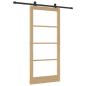 Preview: Schiebetür ORKDAL 93 x 202 cm Massivholz Kiefer und Glas