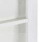 Preview: Schiebetür ORKDAL Weiß 83 x 202 cm Massivholz Kiefer und Glas
