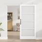 Preview: Schiebetür ORKDAL Weiß 93 x 202 cm Massivholz Kiefer und Glas
