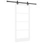 Preview: Schiebetür ORKDAL 93 x 202 cm Massivholz Kiefer und Glas