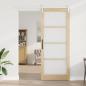 Preview: Schiebetür ORKDAL Natur 93 x 232 cm Massivholz Kiefer und Glas