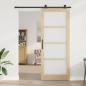 Preview: Schiebetür ORKDAL 93 x 232 cm Massivholz Kiefer und Glas
