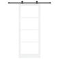 Preview: Schiebetür ORKDAL 93 x 232 cm Massivholz Kiefer und Glas