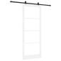 Preview: Schiebetür ORKDAL 93 x 232 cm Massivholz Kiefer und Glas